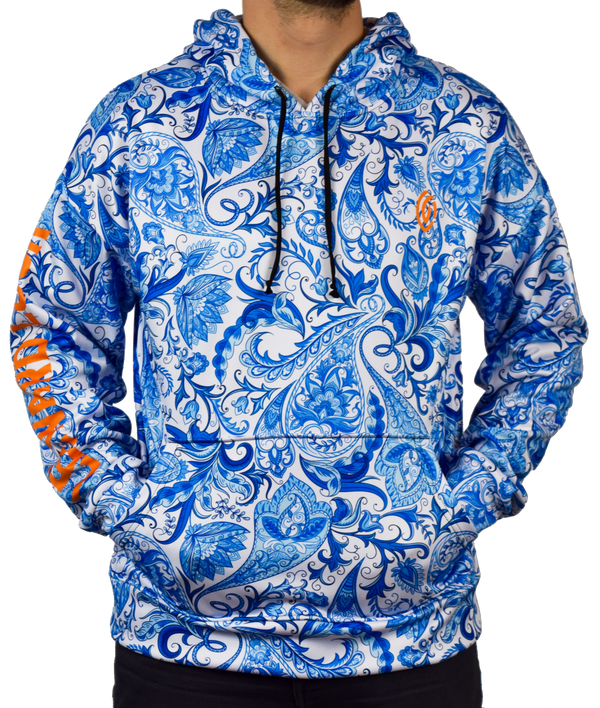 Paisley Pullover Hoodie by Leeward Look